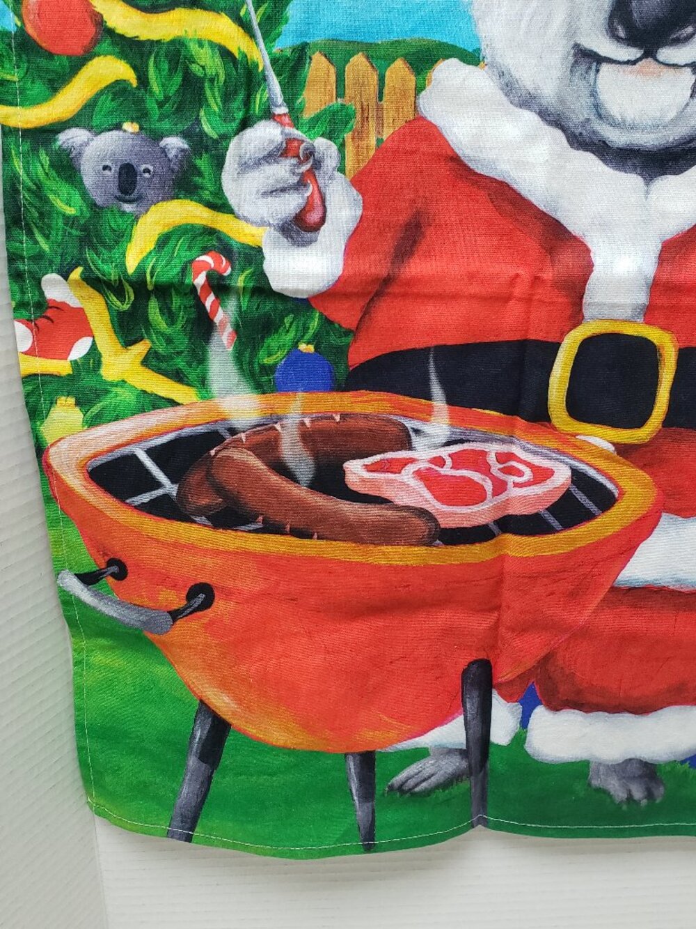Christmas Santa Koala Tea Towel - Picture 4 of 6